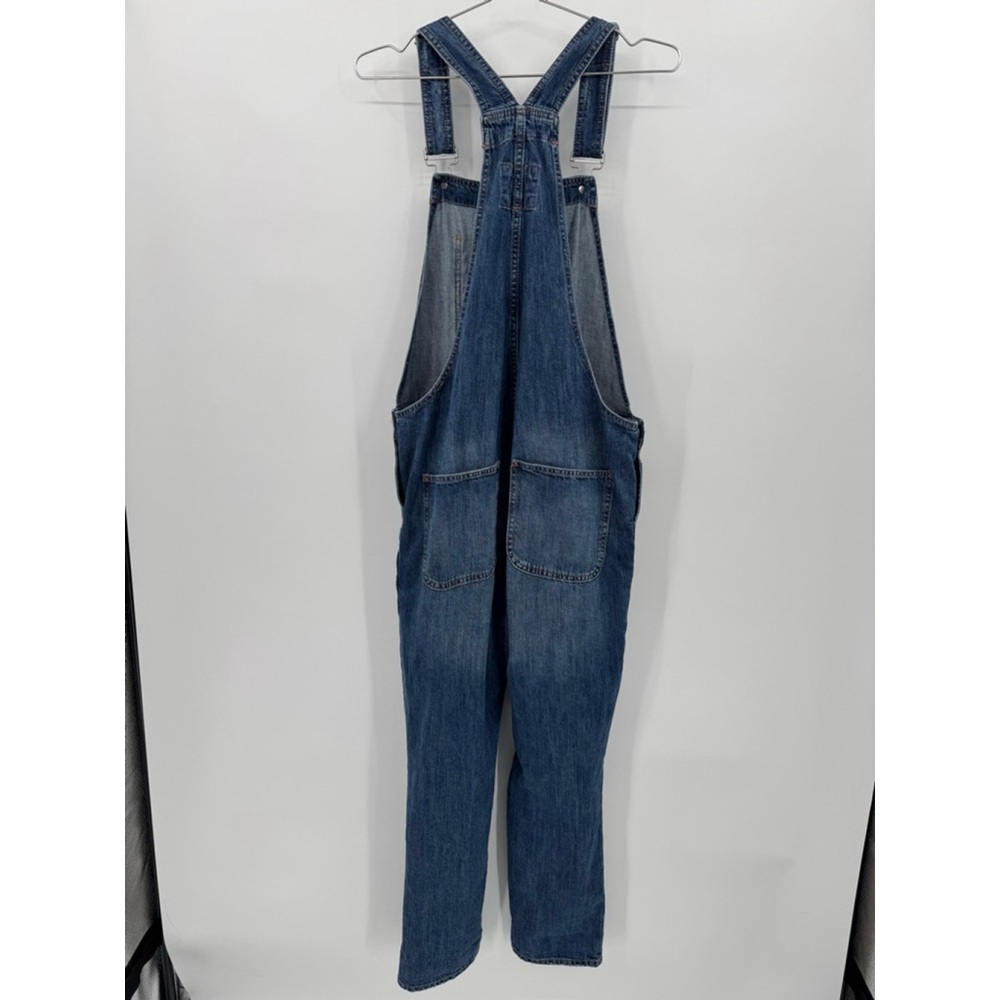 GAP Women’s Denim Bib Overalls Classic Country Western Style 100% Cotton Relaxed - Picture 3 of 10